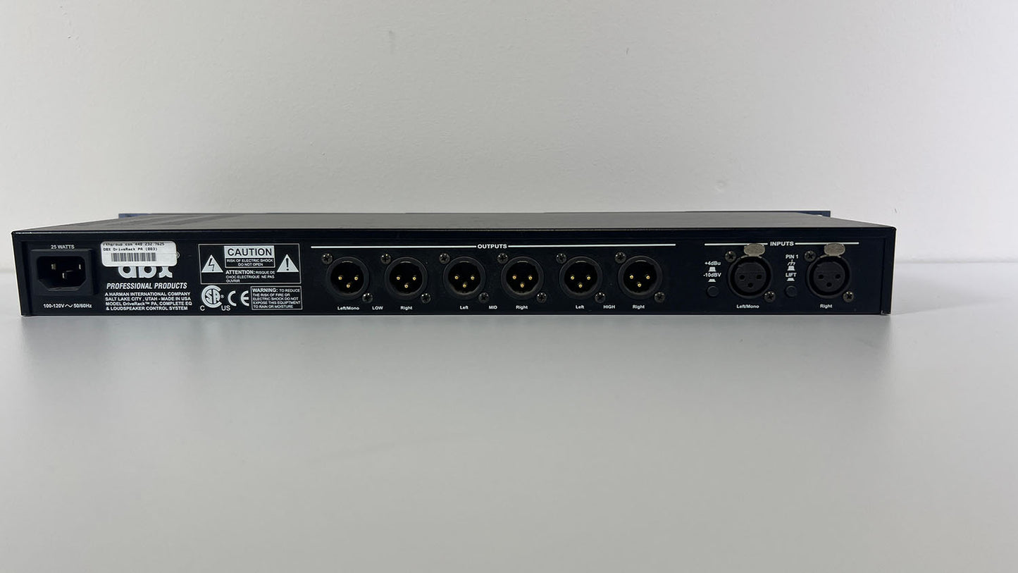 Used dbx DriveRack PA2